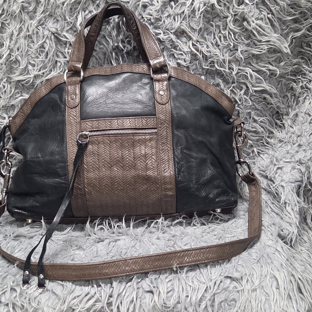 Stylish Black and Brown Men's Bag